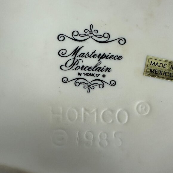 Lion Cub & Tortoise Masterpiece Porcelain Figurine Homco 1985 Handpainted Decor - Picture 2 of 11